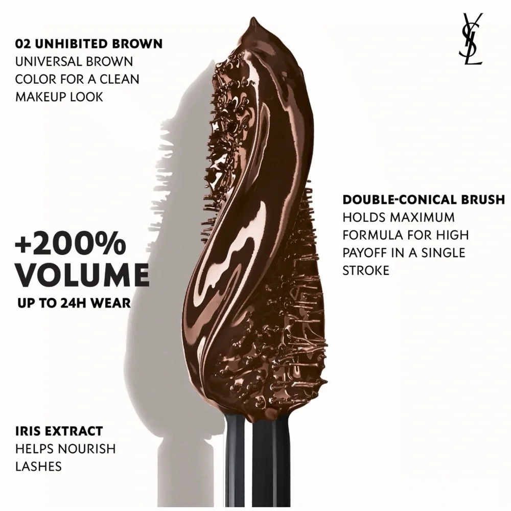 Yves Saint Laurent Lash Clash Extreme Volume Mascara - BROWN